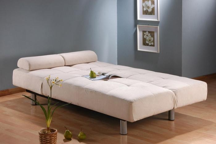 sofá-cama con colchón ortopédico