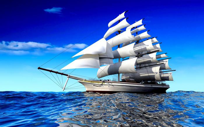 models of sailing ships