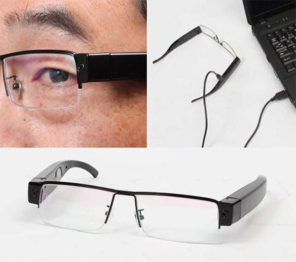 glasses with hidden camera