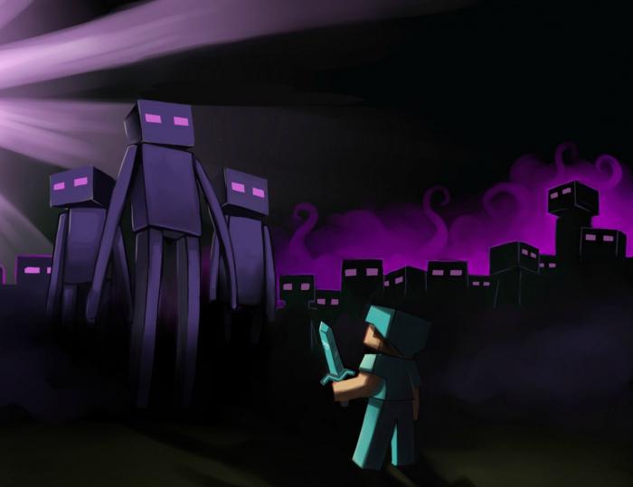 how to tame a enderman in minecraft