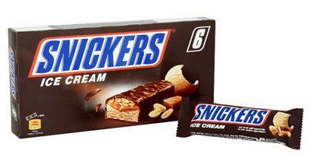 Snickers-Eis Bewertungen