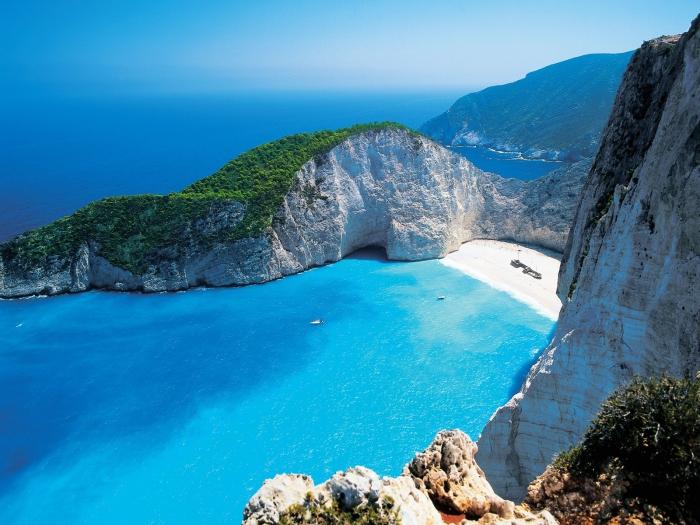 ビーチの休日のギリシャ