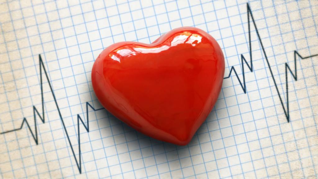 kardiogramm und Herz