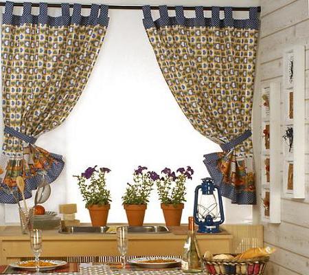 curtains for kitchen photo