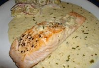 Recipe white salmon. Delicious fish day