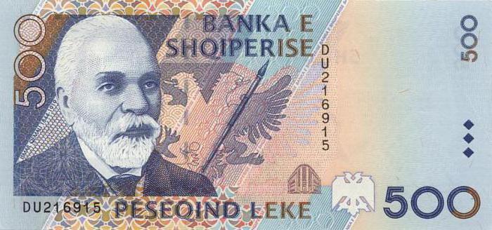 albanês moeda título