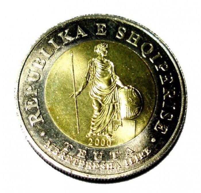albanês moeda, o rublo