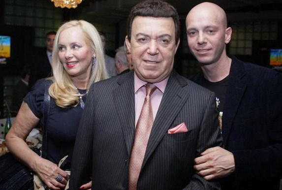 Andrei Kobzon and his wife