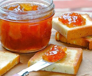 jam from nectarines with lemon