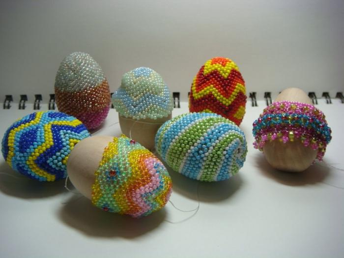 Weaving beads Easter eggs