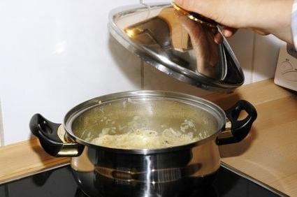 Suppe mit frischem Kohl