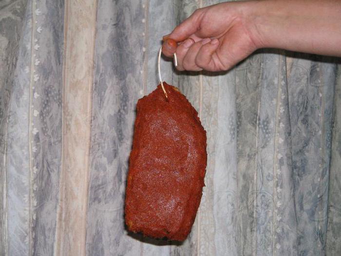 la preparación de бастурмы de carne de cerdo en casa