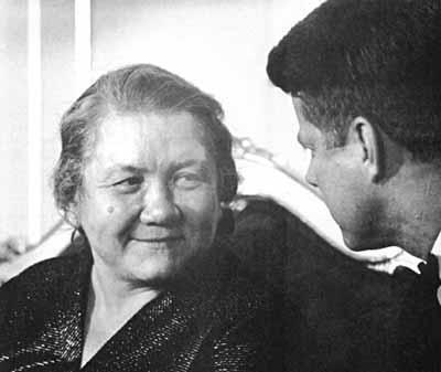 Żona Chruszczowa i Kennedy 'ego