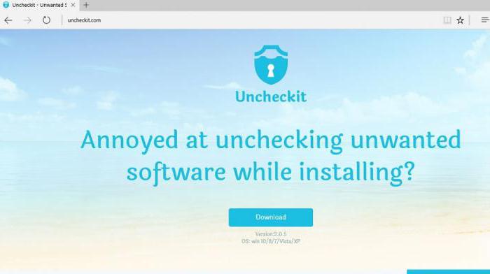 uncheckit што гэта