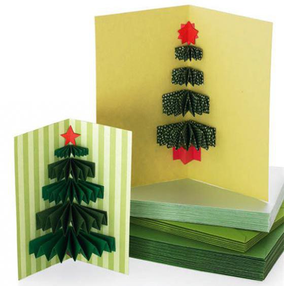 ideas for Christmas cards with your hands with children