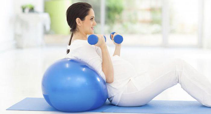 exercises for pregnant women in the gym