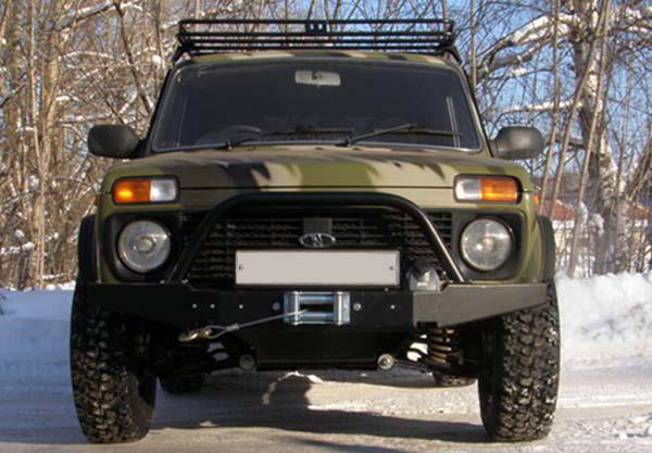 how to reinforce the bumper Niva