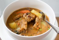 Çorba bezelye ile sığır eti: yemek tarifleri foto