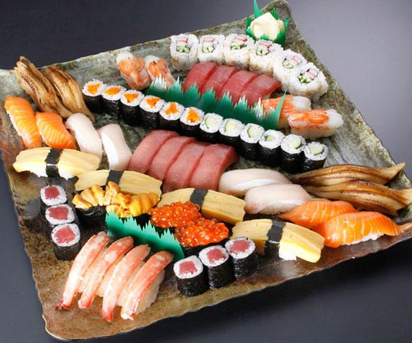 relleno para los rollos de sushi en casa