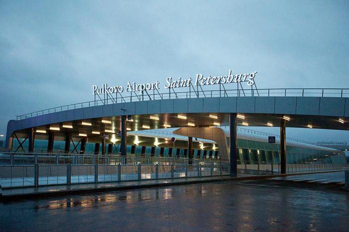Schema des Flughafens Pulkovo