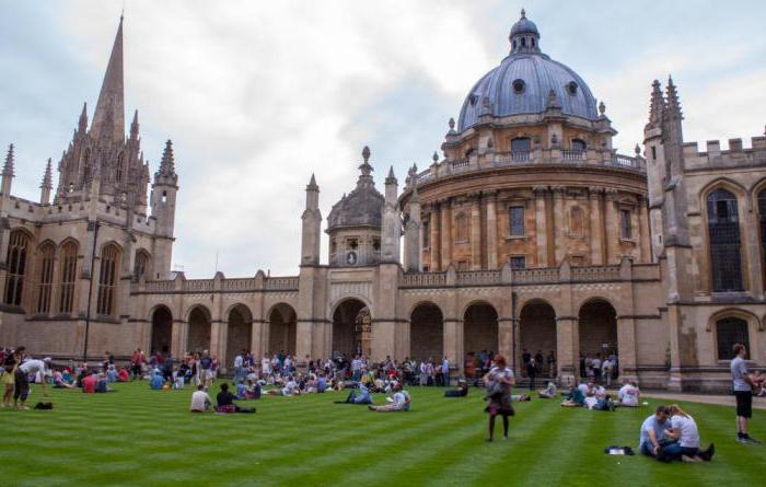 Oxford University Fakultäten