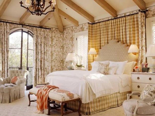 Schlafzimmer-Design im Stil der Provence Foto