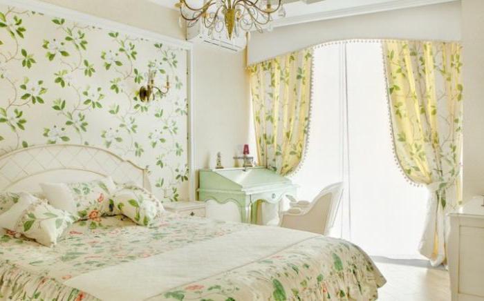 el diseño de las cortinas el estilo de la provenza dormitorios