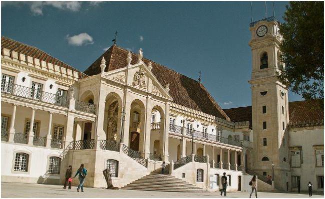 die Stadt Coimbra Portugal