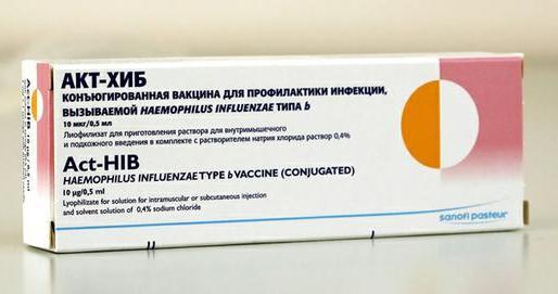 Hib vaccine is a Russian