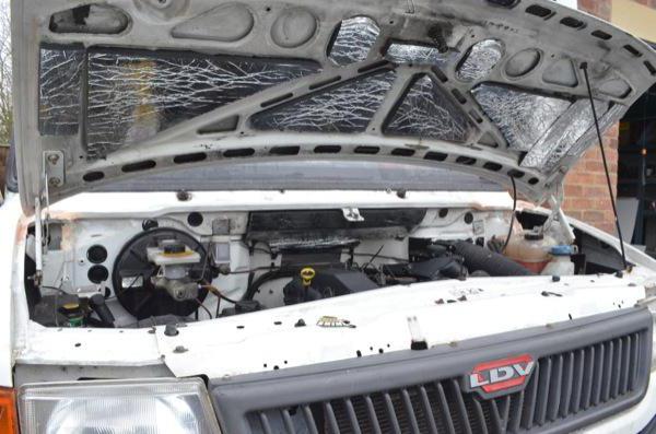 how to insulate the engine in the winter with your hands