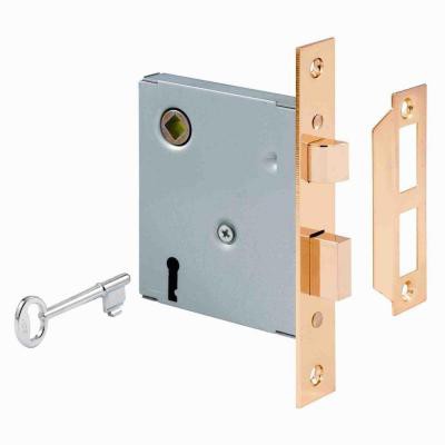 Mortise lock with latch