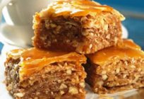 Baklava: Brennwert, Zusammensetzung, Diät-Rezepte, Türkisch Honig-Dessert