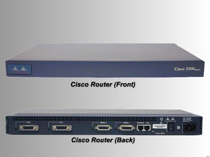 un router de Cisco descripción