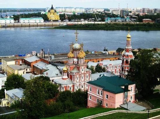 the city of Nizhny Novgorod sights