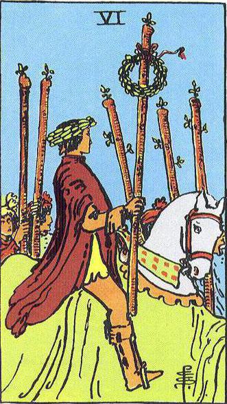 meaning of Tarot six of wands