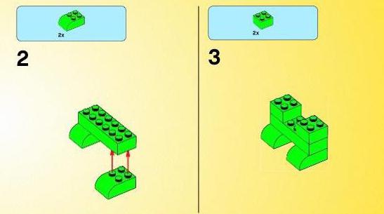 how to make LEGO dinosaur instructions