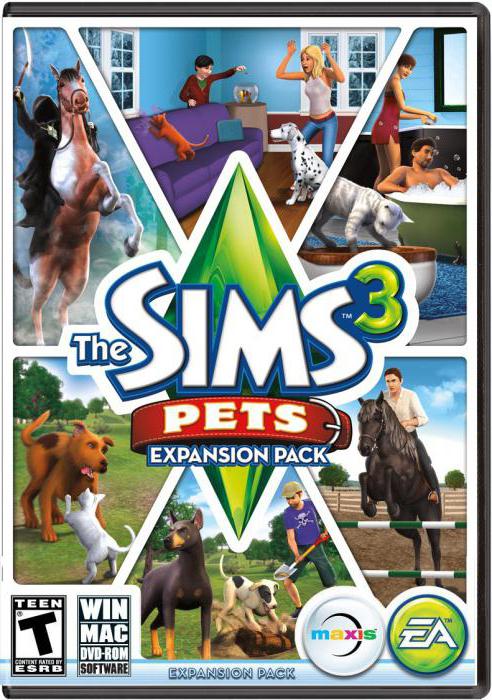 Sims 3 Pets يونيكورن
