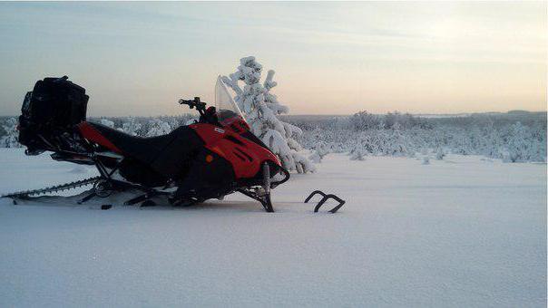 moto de nieve musher foto