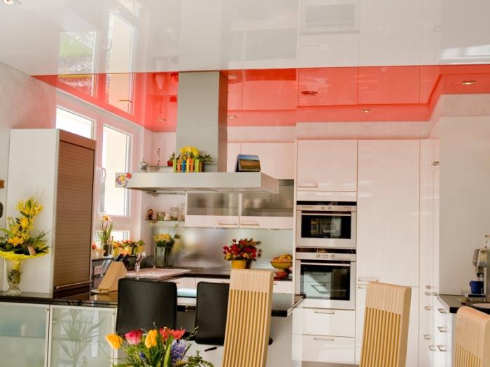 stretch ceiling in the kitchen reviews