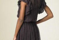 Styles of chiffon dresses - a variety of models