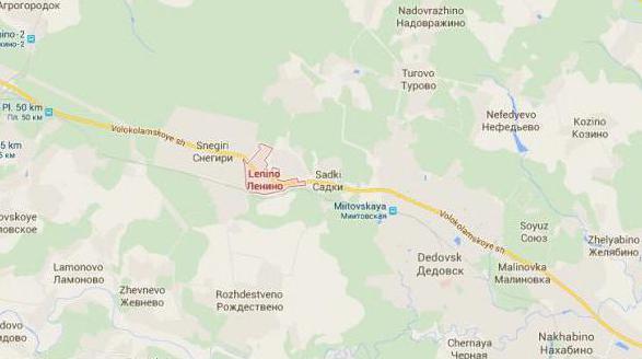 Lenine snegirevskie military history Museum on map
