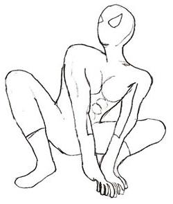 how to draw spider man step by step,