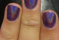 紫色的指甲：如何创建和想法