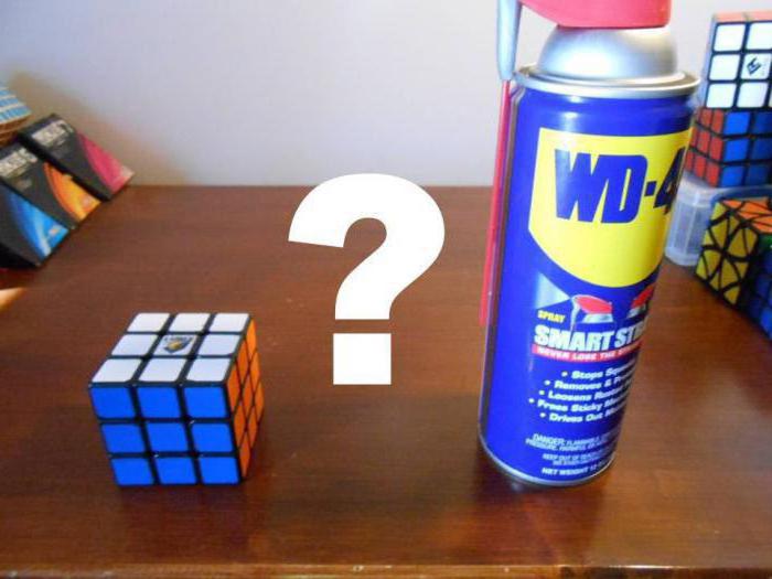 lubricant for Rubik's cube at home