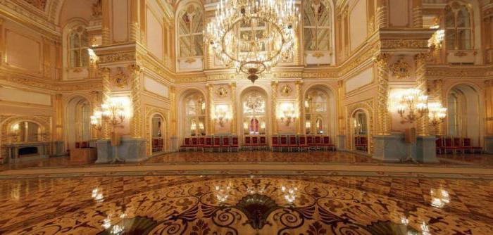 andreevsky de la sala del trono en el kremlin