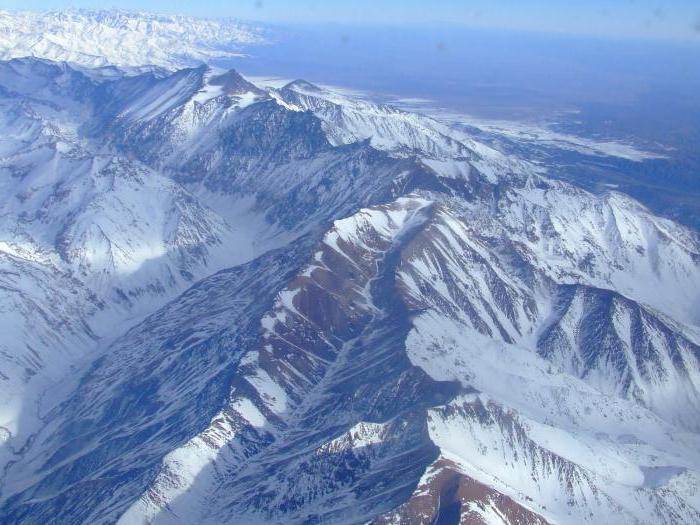 найвища гора кордильєри
