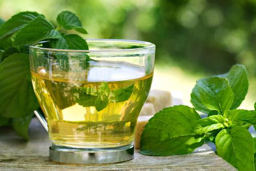зелений чай з м'ятою корисні властивості