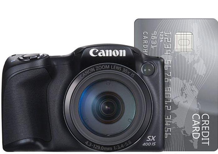 uma câmera compacta Canon PowerShot SX400 IS