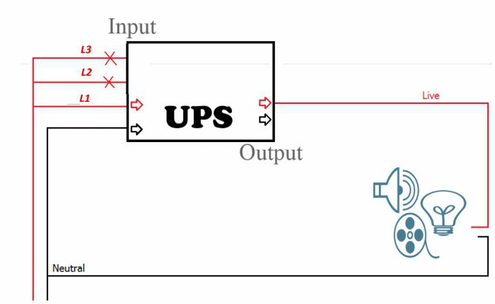 connection diagram single-phase RCD without grounding