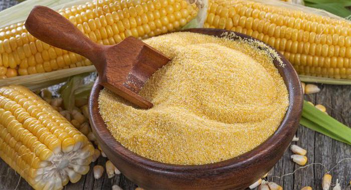 la ingesta de harina de maíz y de avena en la leche y el agua